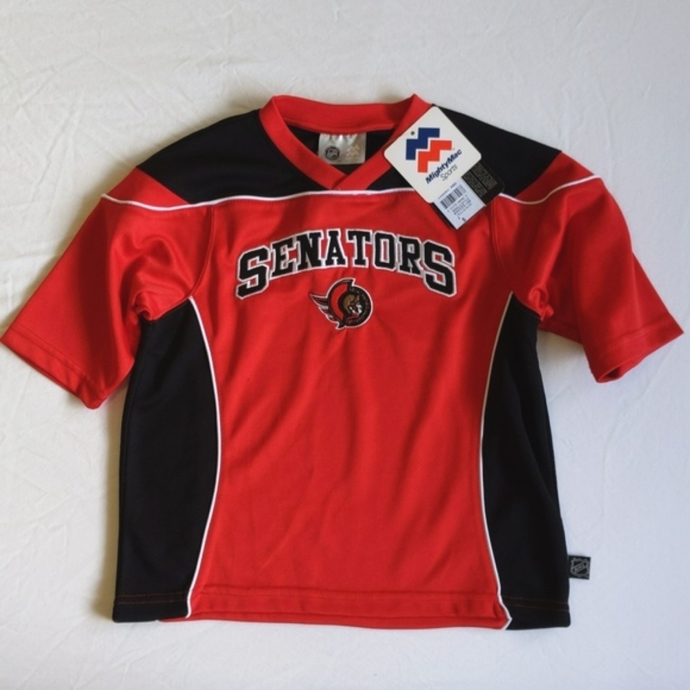 Ottawa Senators NWT Toddler Hockey Jersey Shirt 2T Mighty Mac